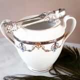 Solid silver sugar clamp lion's claws