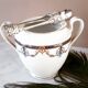 Solid silver sugar clamp lion's claws