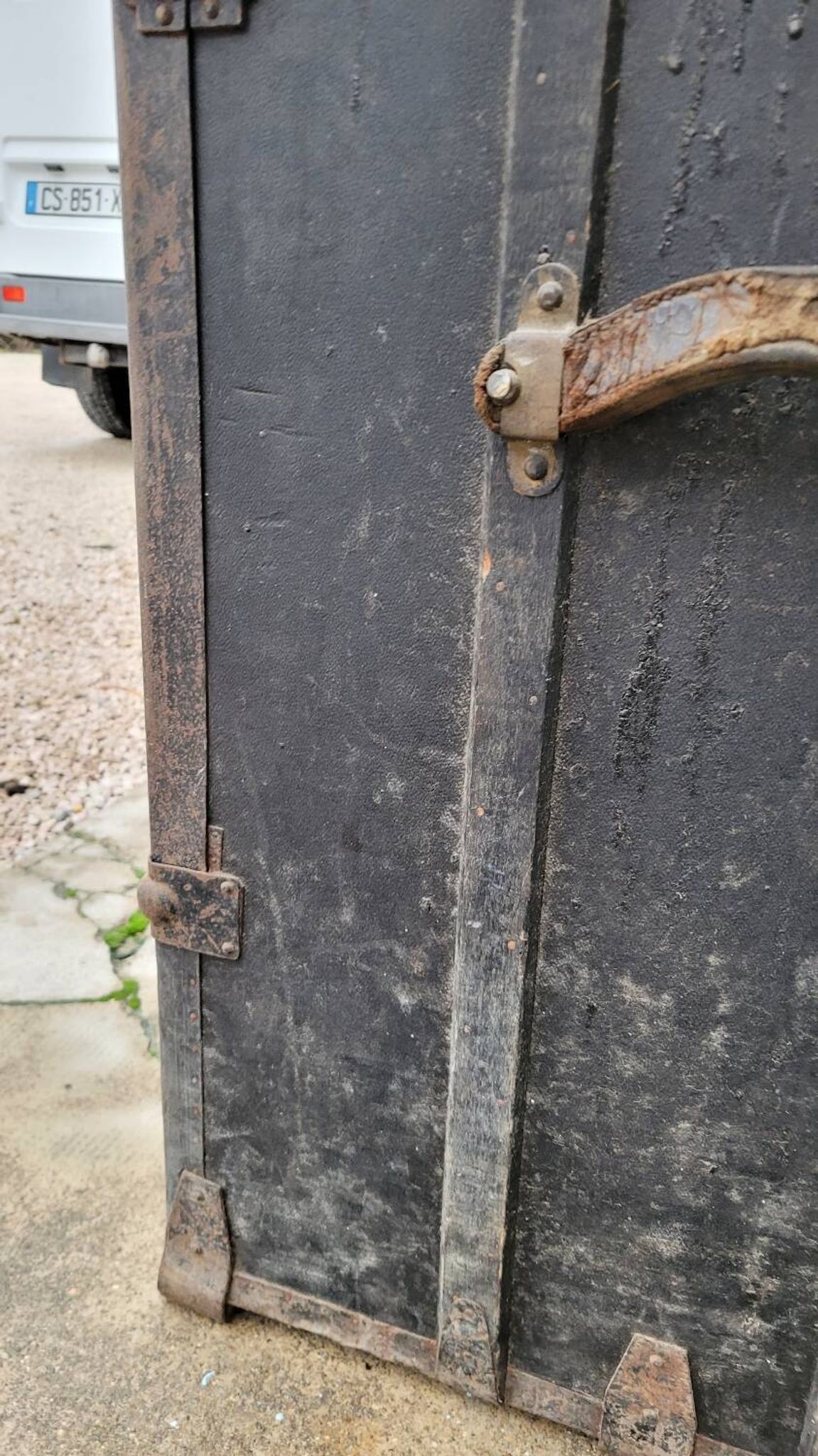 Cabin trunk from the brand "La Malle Bernard" Paris - 1900s