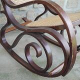 Wooden rocking chair and canning