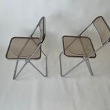 Pair of Folding Plia Chairs by Giancarlo Piretti