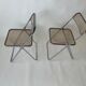 Pair of Folding Plia Chairs by Giancarlo Piretti