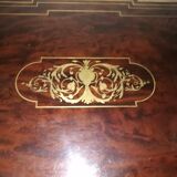 Louis XVl-style mahogany-shaped writing table