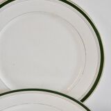 Service of 8 plates Digoin Sarreguemines