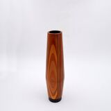 Mid-century Scandinavian wooden vase - 1960s - H:36cm