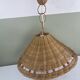 Suspension en osier vintage