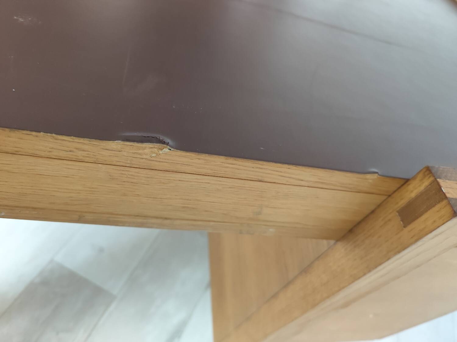 Bureau moderne habitat placage chêne