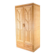 Wardrobe in rattan and raffia