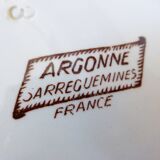 3 Sarreguemines soup plates, Argonne model 210752