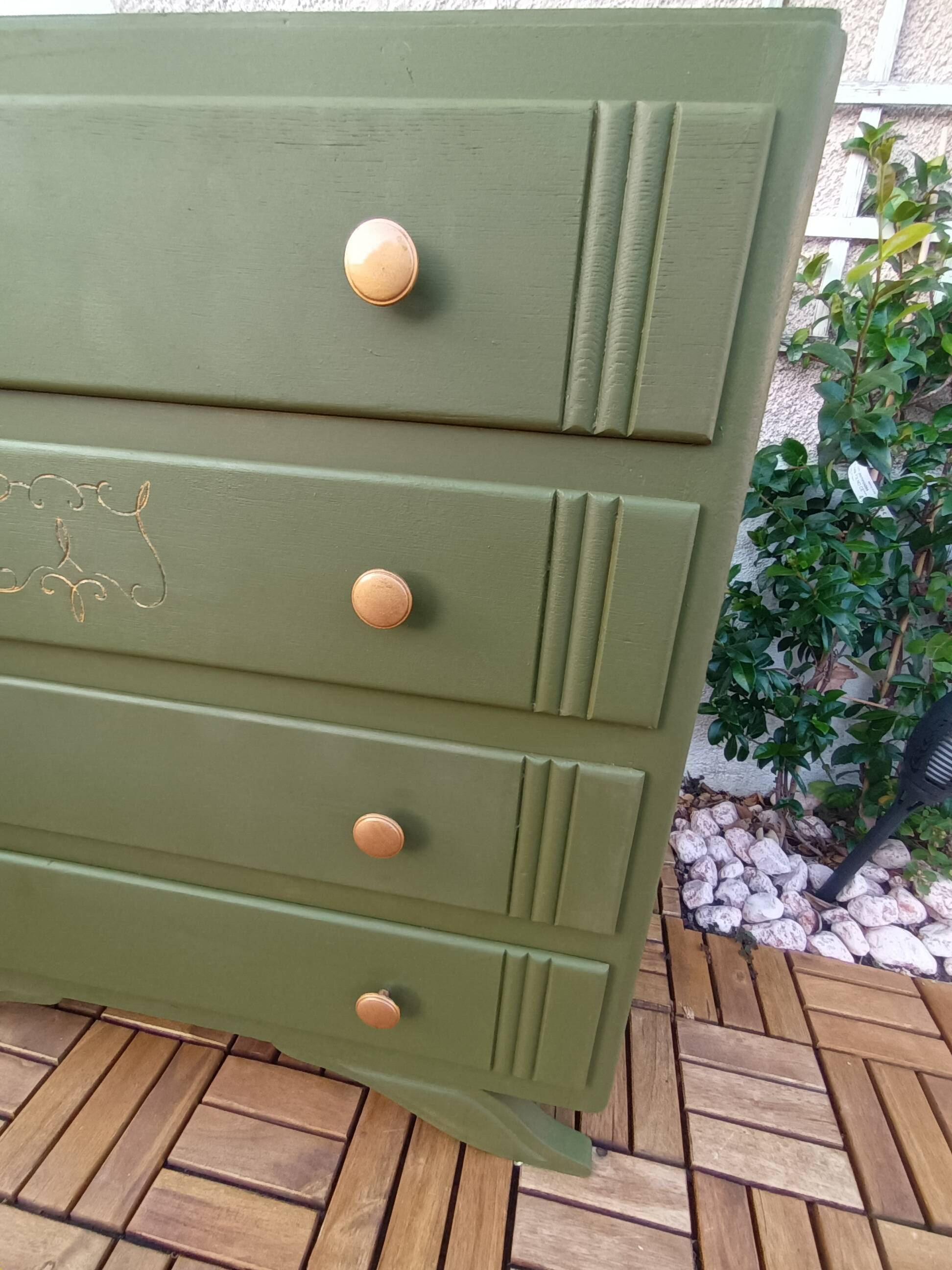 Revamped vintage chest of drawers