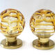Pair of lamps DORIA lights globes MURANO New Old Stock