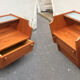 Pair of nightstands Scandinavian 1960