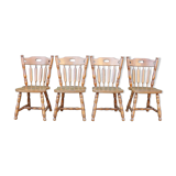 Lot of 4 western chairs