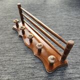 Antique wall coat rack