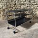 Occasional furniture / hi-fi furniture on chrome metal wheels – Habitat