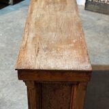 Antique pitch pine counter