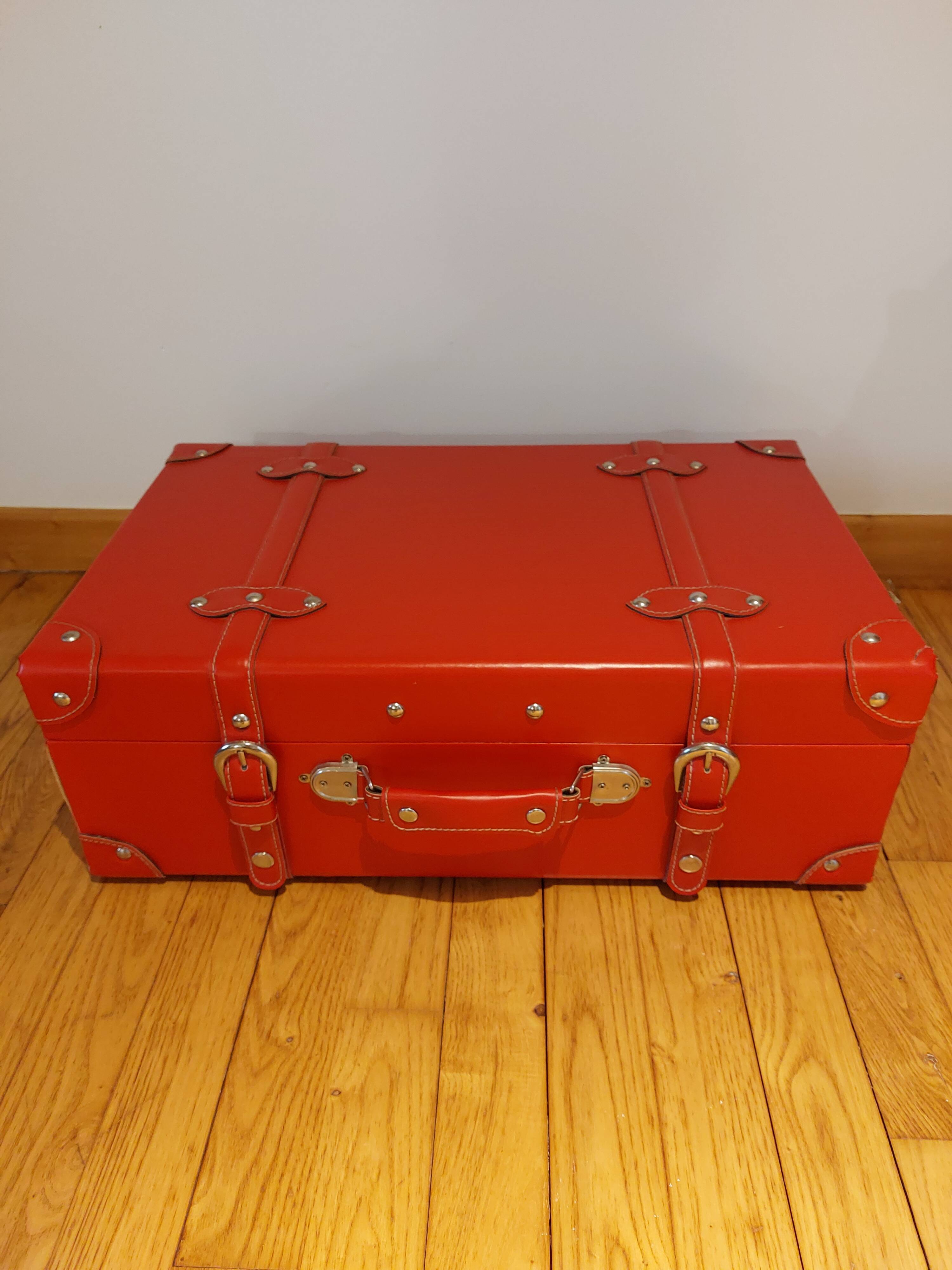 Red suitcase