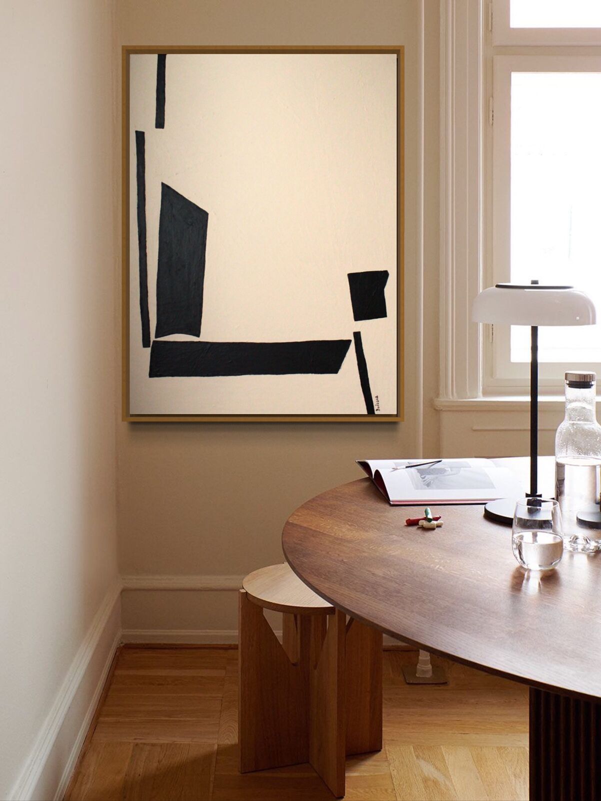 Abstract minimalist "the line"