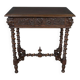 Small walnut desk, Henri II style – late 19th century