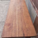 Table espagnole pieds lyre en chêne (19ème siècle)
