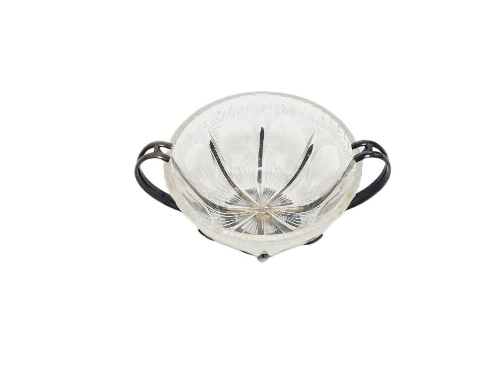 Art Deco sugar bowl from Hefra, Poland, 1970s
