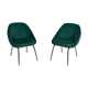 Armchairs chrome and fabric , 1960