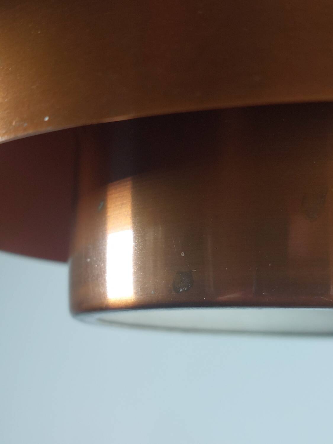 Suspension vintage mi-siècle Jo Hammerborg Ultra Copper Fog Morup