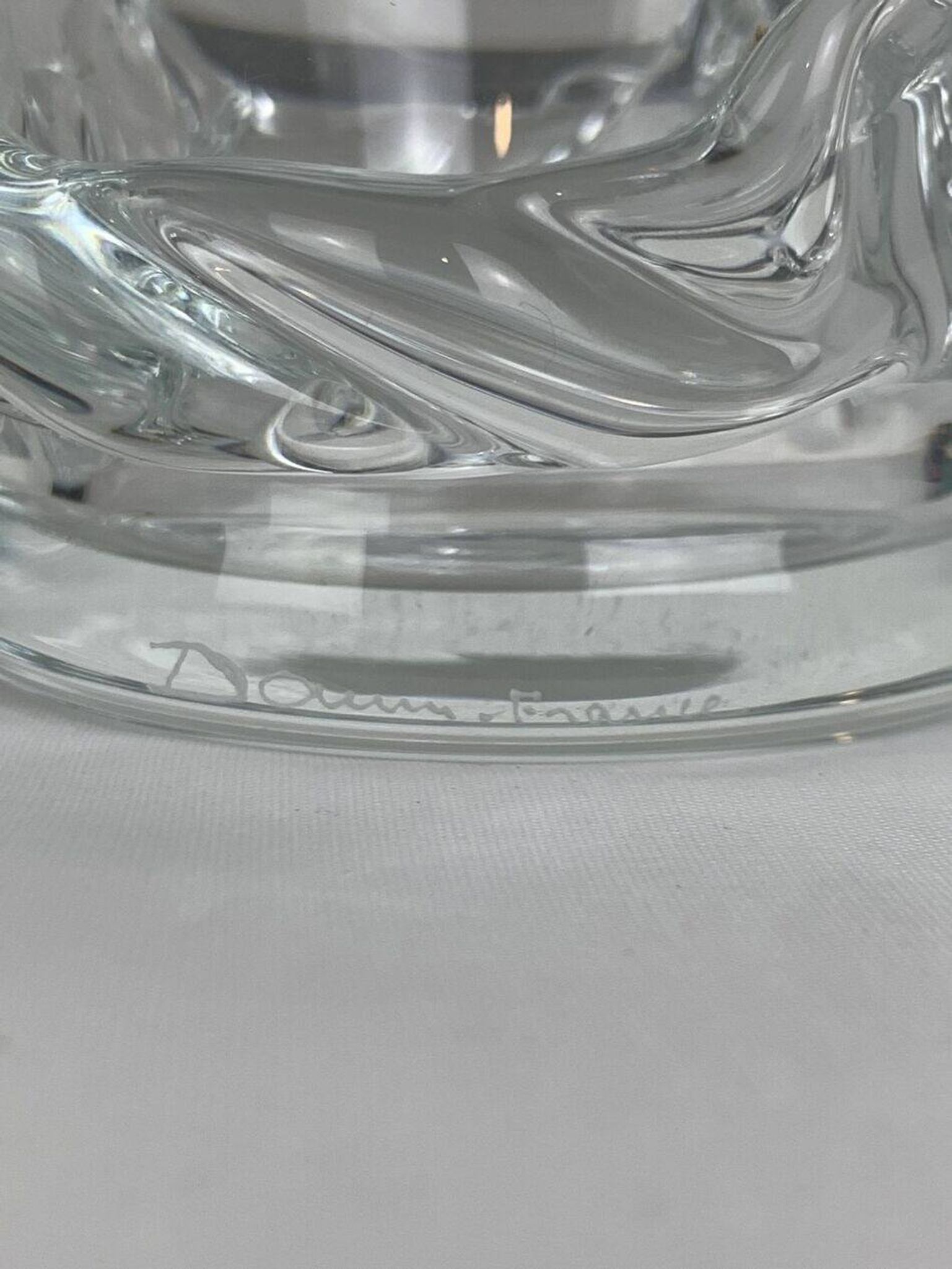 Seau à glace Daum Sorcy en cristal