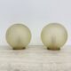 Pair of 2 glass swirl lamps, 1970 Italy