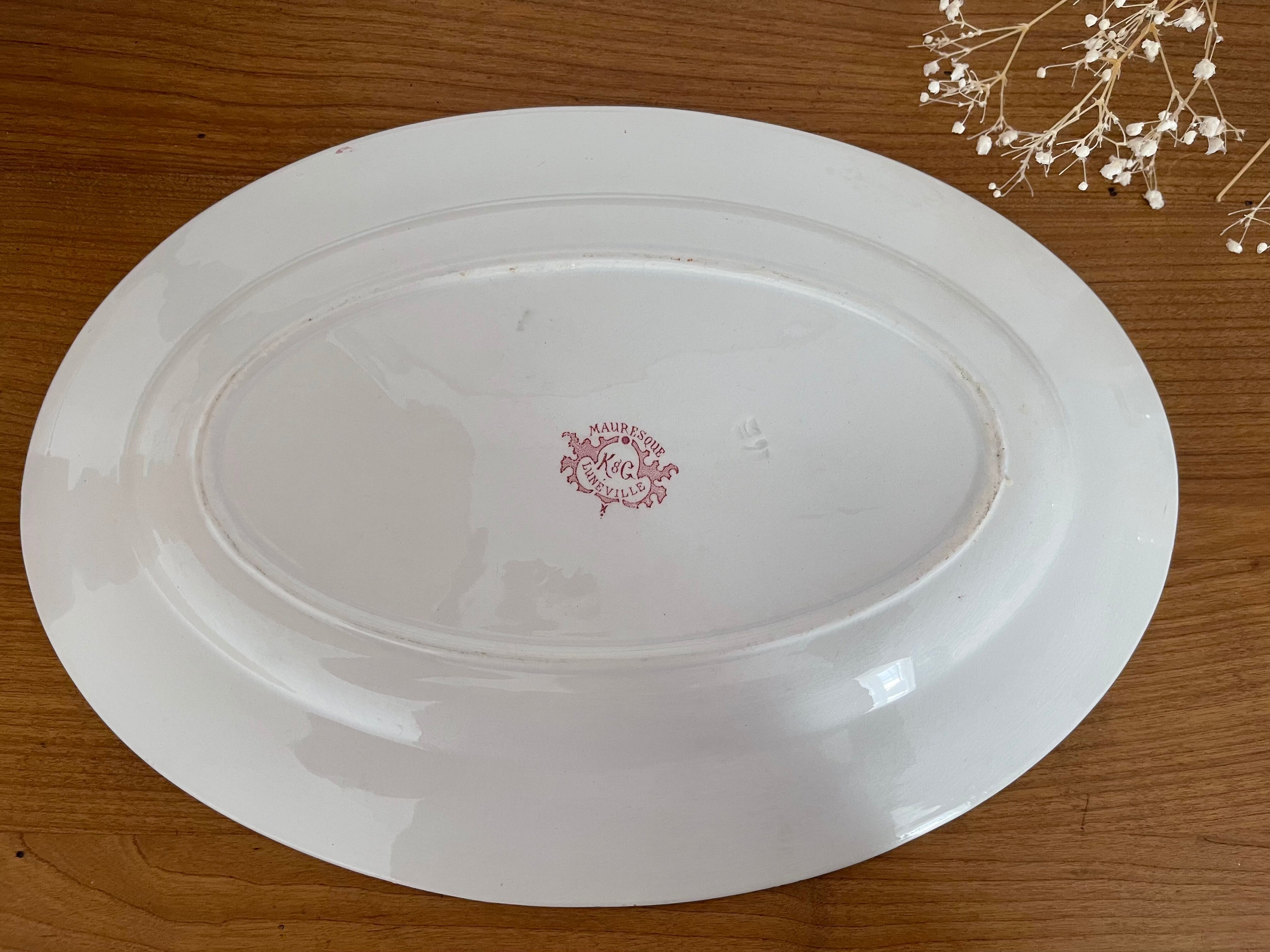 Ancient dish Lunéville