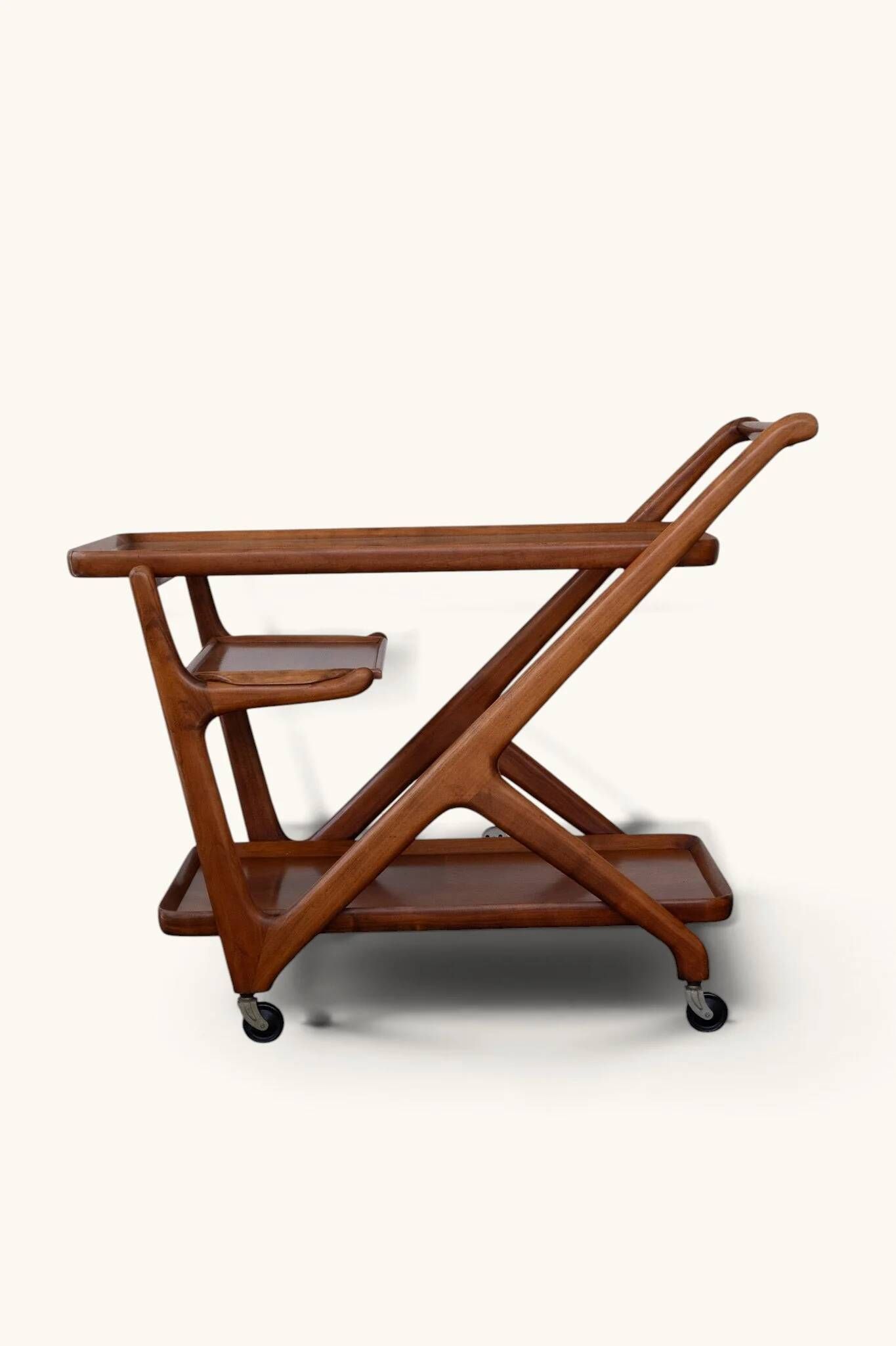 Bar cart by Cesare Lacca for Cassina, 1950s.