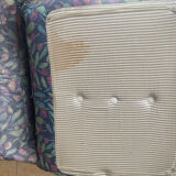 Shoe cabinet with its pouf by Michel Ducaroy for Ligne Roset.