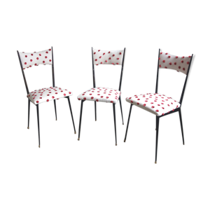 set de 3 chaises vintage