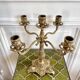 5-light gold candlestick holder