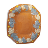 Ceramic octagonal tray