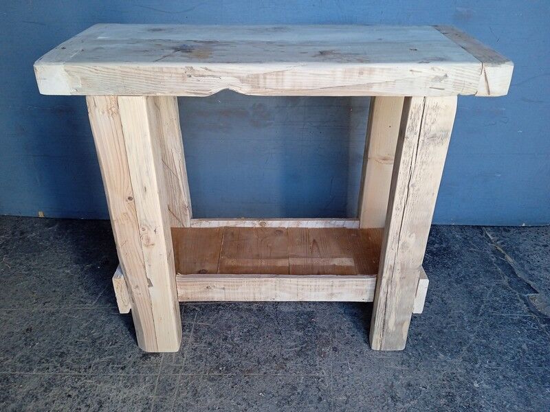 Established 100cm natural solid wood