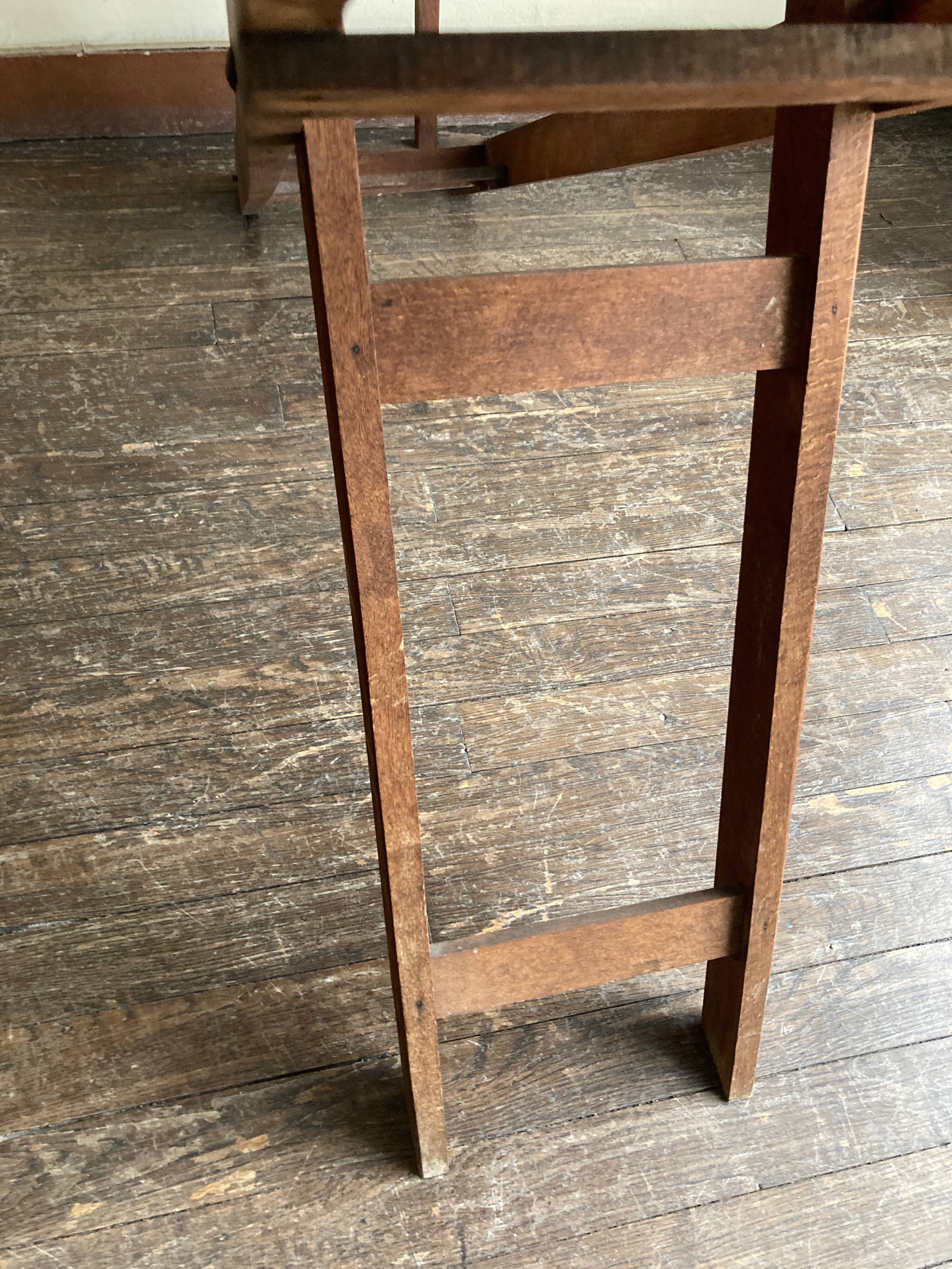 1900 folding ironing console table