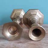 Bronze or brass candlesticks