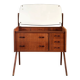 Vintage Danish teak hairdresser from the 1960s stamped Ag Spjel Kobber.