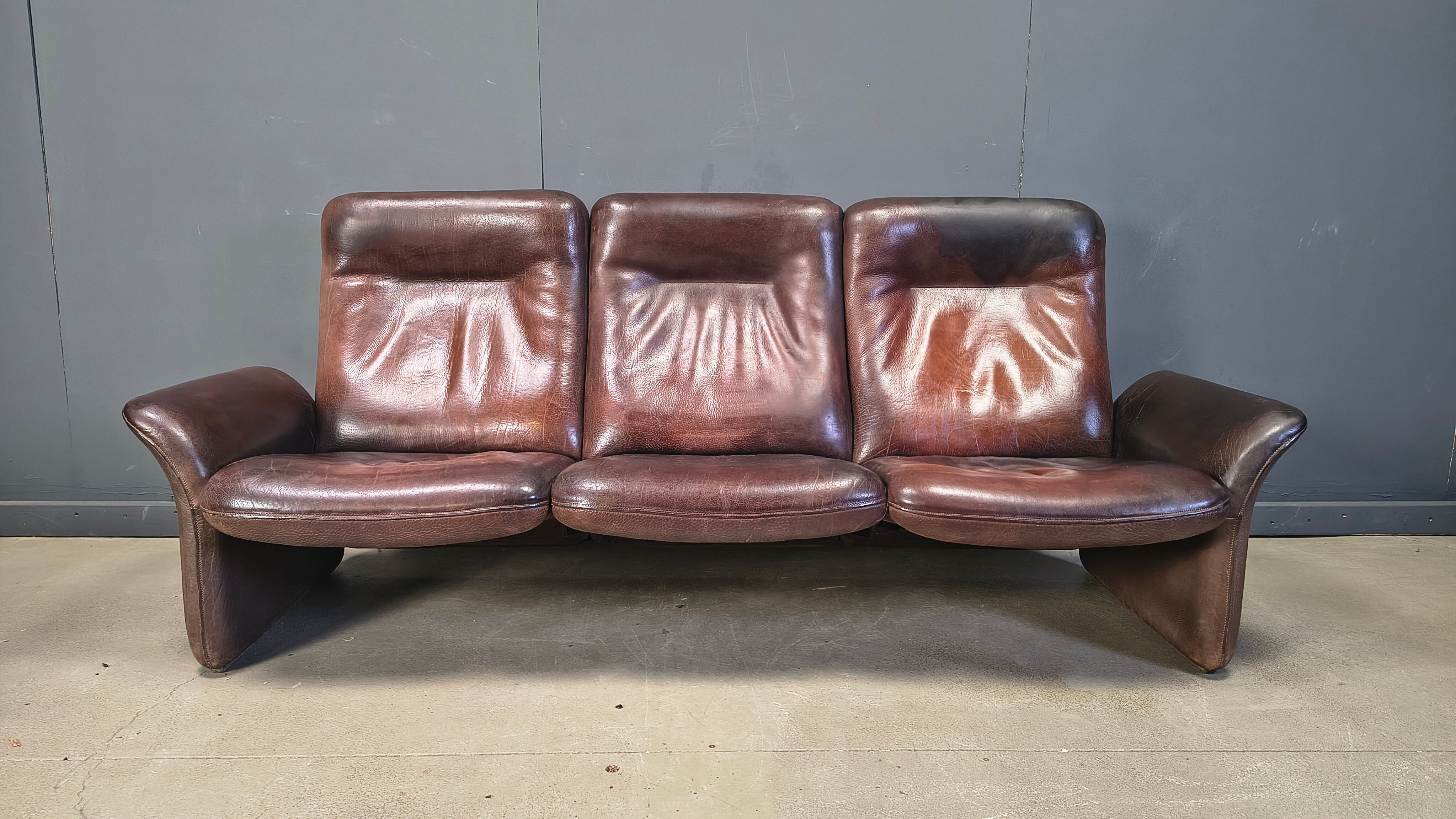 Vintage DS 50 sofa set by Desede, 1970s