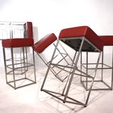 Ensemble de 6 tabourets de bar De Sede DS 218/55 par Paolo Piva, 2000