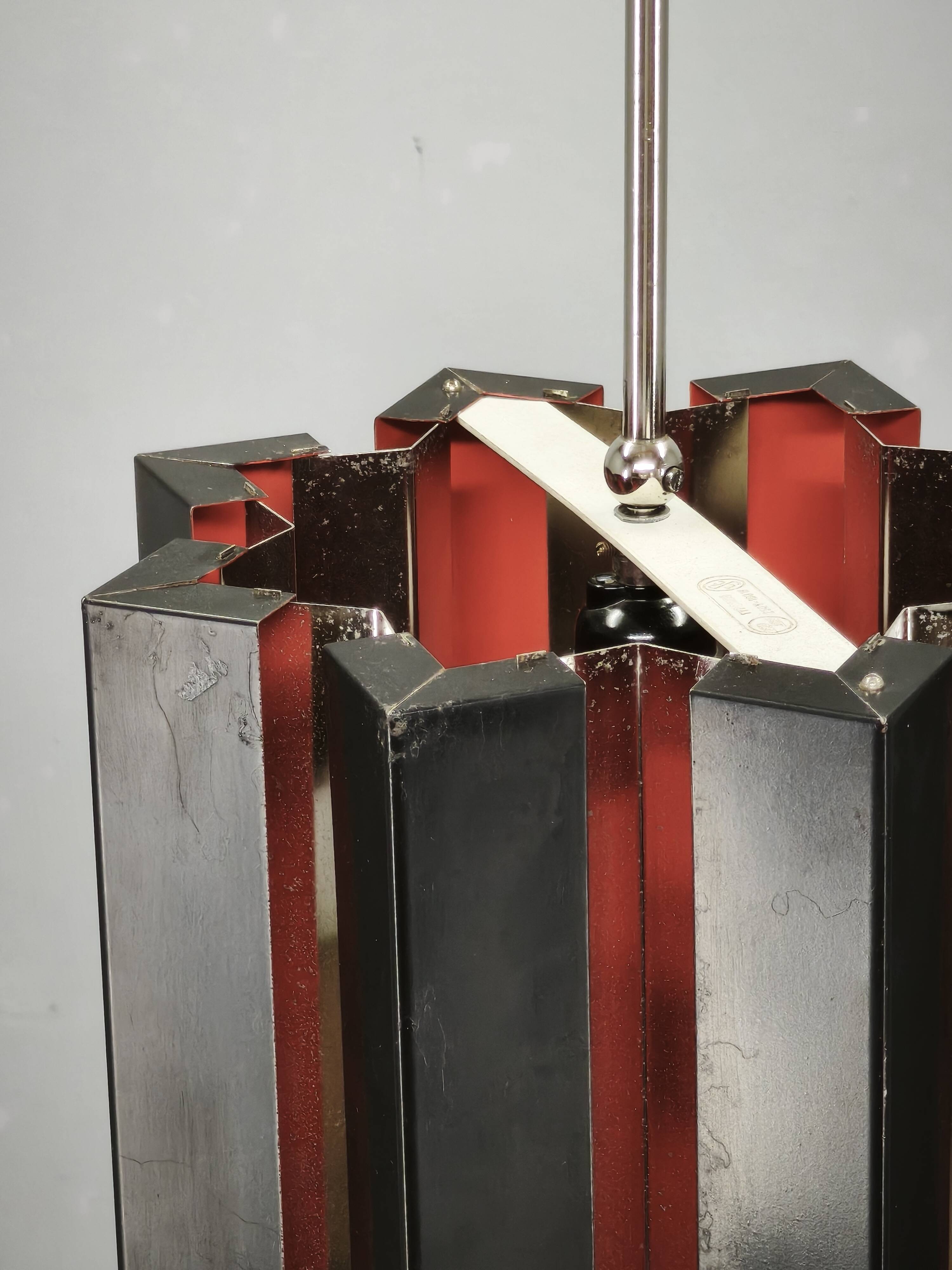 1960s Napako Space Age Pendant Light, Czechoslovakia