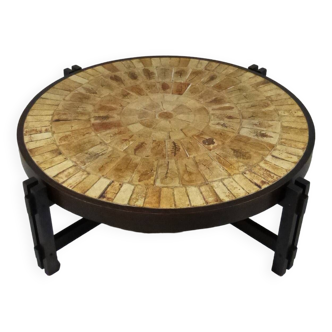 Roger Capron round coffee table France 1960’s