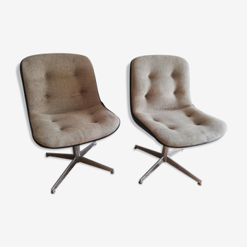 Paire de fauteuils strafor steelcase