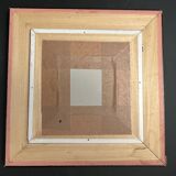 Pastel, butterfly drawing signed, 20th century frame