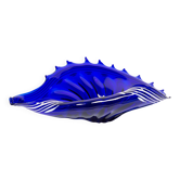 Vintage blue and white decorative plate, Italy 1960.