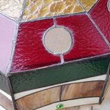 Art style stained glass suspension, diameter 58cm