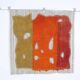 Olive Green Handmade Vintage Wall Hanging, Woven Tapestry 103x105 Cm