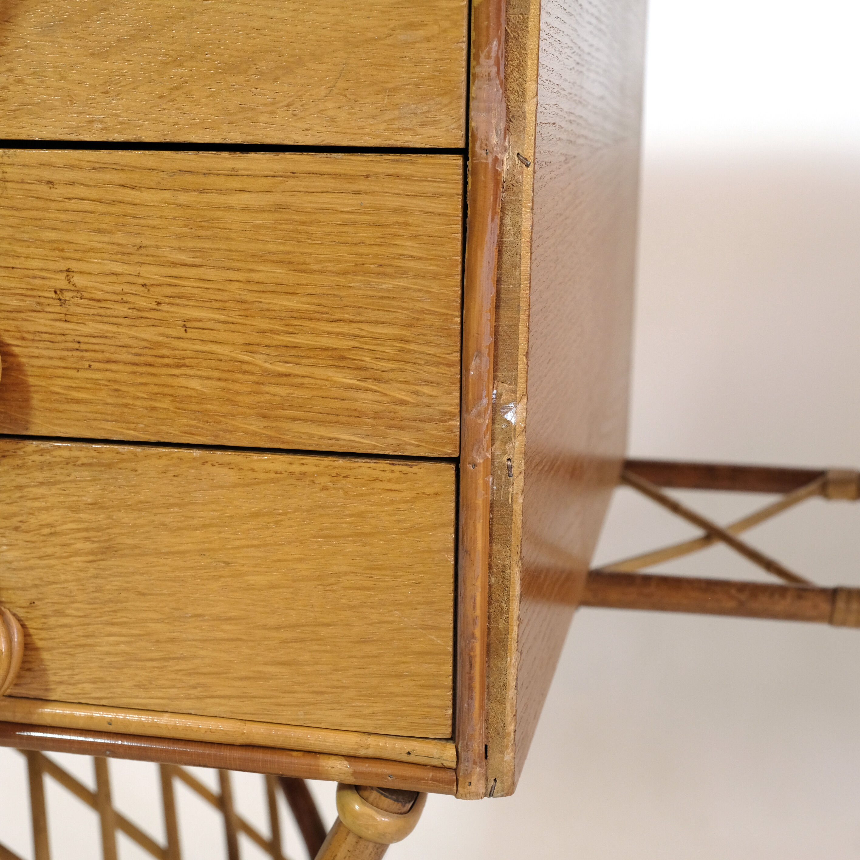 Rattan desk and chair  70