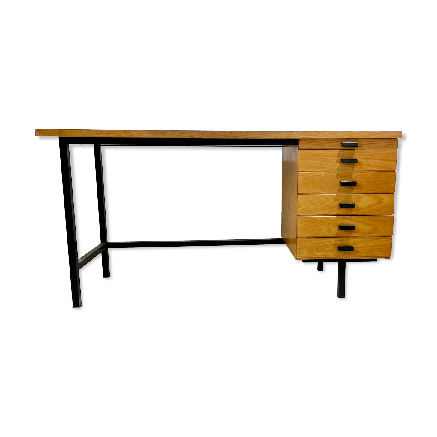 Bureau en bois moderne, 1960s
